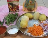 A picture of step 2 of Potato cheese cylinder.