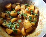 A picture of step 12 of Achari Dum Aloo.