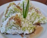 Foto langkah ke 12 dari resep Lupis Ketan Segitiga (tanpa cetakan daun pisang).