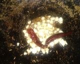 A picture of step 3 of Moong Dal Fry.