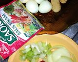 Foto langkah ke 1 dari resep Enoki Siram Bakso & Otak².