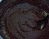 A picture of step 5 of Chocolate Swiss roll on pan.