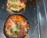 A picture of step 4 of Garlic butter stuffed mushrooms.