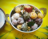 A picture of step 7 of Rainbow Brown Rice Ammini Kozhakattai.