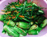 Hình bước làm 4 của món Kim chi dưa chuột