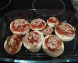 Foto del paso 3 de la receta Mini pizza de berenjena