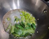 A picture of step 3 of Suran ki sukhi bhaji.