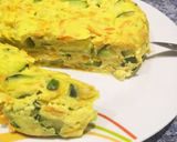 Foto del paso 4 de la receta Pastel de verduras en el microondas. Sin lactosa