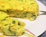 Foto del paso 4 de la receta: Pastel de verduras en el microondas. Sin lactosa