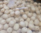 Hình bước làm 1 của món Chè táo hạt sen đường phèn
