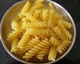 A picture of step 1 of Pasta In Arabiata Sauce With Cheese Chilli Toast.