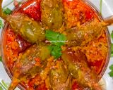 A picture of step 5 of Brinjal Gravy.