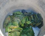 A picture of step 19 of Oaxacan Tamales.