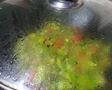 A picture of step 3 of Behndi Masala.