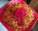 A picture of step 5 of Tomato Biryani.