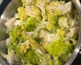 A picture of step 2 of Creamy romanesco pasta without cream 😍 SO GOOD.
