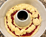 Foto del paso 5 de la receta: Pastel de nata con mermelada de frambuesas (Cream cake with raspberry jam) GLUTEN-FREE