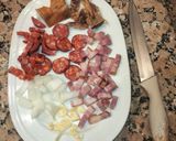 Foto del paso 1 de la receta: Guisantes con bacon y chorizo de toda la vida, fáciles y ricos, cada uno su toque unipersonal 😋