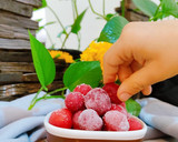 عکس مرحله 1 از دستور آلبالو نمکی