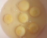 A picture of step 5 of Frittita with Pao bhaji flavour.