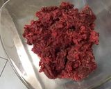 Une image de l'étape 4 de Hamburgers à l'oignon rouge, carotte, ail et parmesan.
