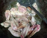 A picture of step 1 of Chicken Karahi.