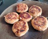 A picture of step 4 of Soya chura and sattu protein rich tikki for breakfast.