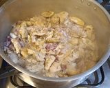Foto del paso 2 de la receta Arroz de pollo, setas y escalivada