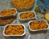 Foto langkah ke 5 dari resep Macaroni Bolognese panggang.