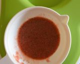 Foto langkah ke 4 dari resep MPASI 6m+ ; chicken potato sauce red spinach.