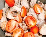 A picture of step 1 of Pakistani streetstyle Chicken Karahi/ Kadai Chicken.