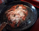 A picture of step 3 of Arroz a banda rossejat with Monkfish.