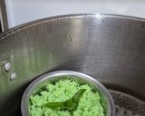 Foto langkah ke 2 dari resep Dadar Gulung Coklat Isi Unti Matcha Istimewa 💚.