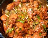 A picture of step 5 of Cauliflower manchurian.