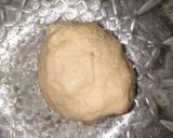 A picture of step 2 of Italian honey balls.