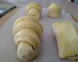 A picture of step 9 of Sourdough Croissants.
