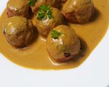A picture of step 6 of Malai kofta.