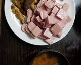 A picture of step 2 of Chinese Winter Melon Soup with Rice 瓜粒湯飯.