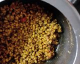 A picture of step 4 of Mung bean usal.