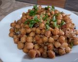 A picture of step 3 of Spicy chaat.