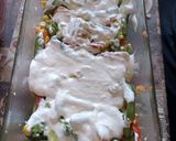 Rakott krumpli édesburgonyával és zöldségekkel (Vegetáriánus recept) recept fázis 2 fotója