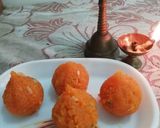 A picture of step 7 of Milk Powder & Dessicated coconut Modak.