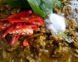 Gambar langkah 3 resipi "daging masak asam".