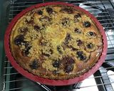 Une image de l'étape 15 de Tarte aux prunes crème de pistache.