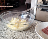 Foto del paso 2 de la receta: Croquetas de patata, espinacas y jamón serrano (con queso curado)