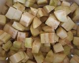 Une image de l'étape 1 de Lasagnes végétariennes aux aubergines et à la ricotta.
