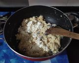 A picture of step 4 of Coconut Ladoos.