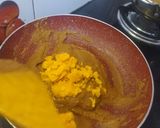 A picture of step 2 of Gujarat special sweet.