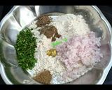 A picture of step 1 of Pyaaz ki Roti.