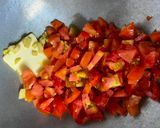 A picture of step 1 of Totamo soup.